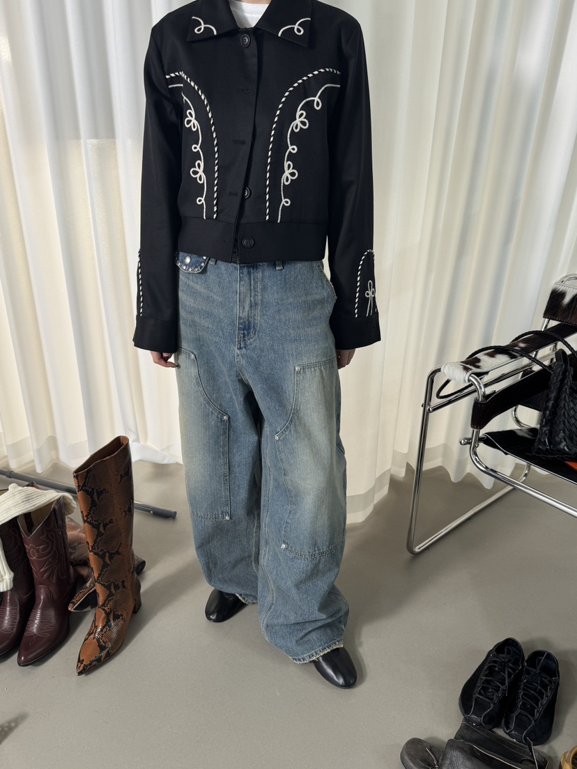 FIFO/UNANSWERED-MYSTERY韓國代購女士新款休閑26春夏夾克FIFO/UNANSWERED-MYSTERY夾克