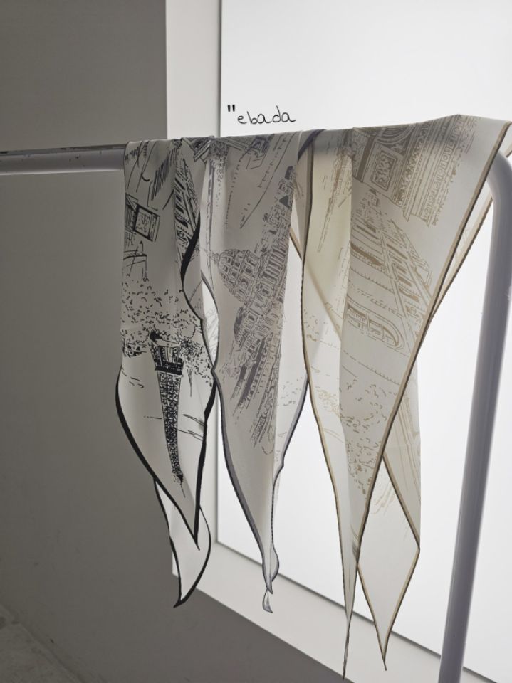 EBADA韓國直郵女士新款休閑熱賣人氣真品時尚圍巾披肩絲綢EBADA圍巾/披肩