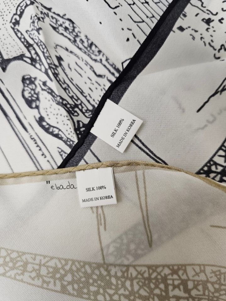 EBADA韓國直郵女士新款休閑熱賣人氣真品時尚圍巾披肩絲綢EBADA圍巾/披肩