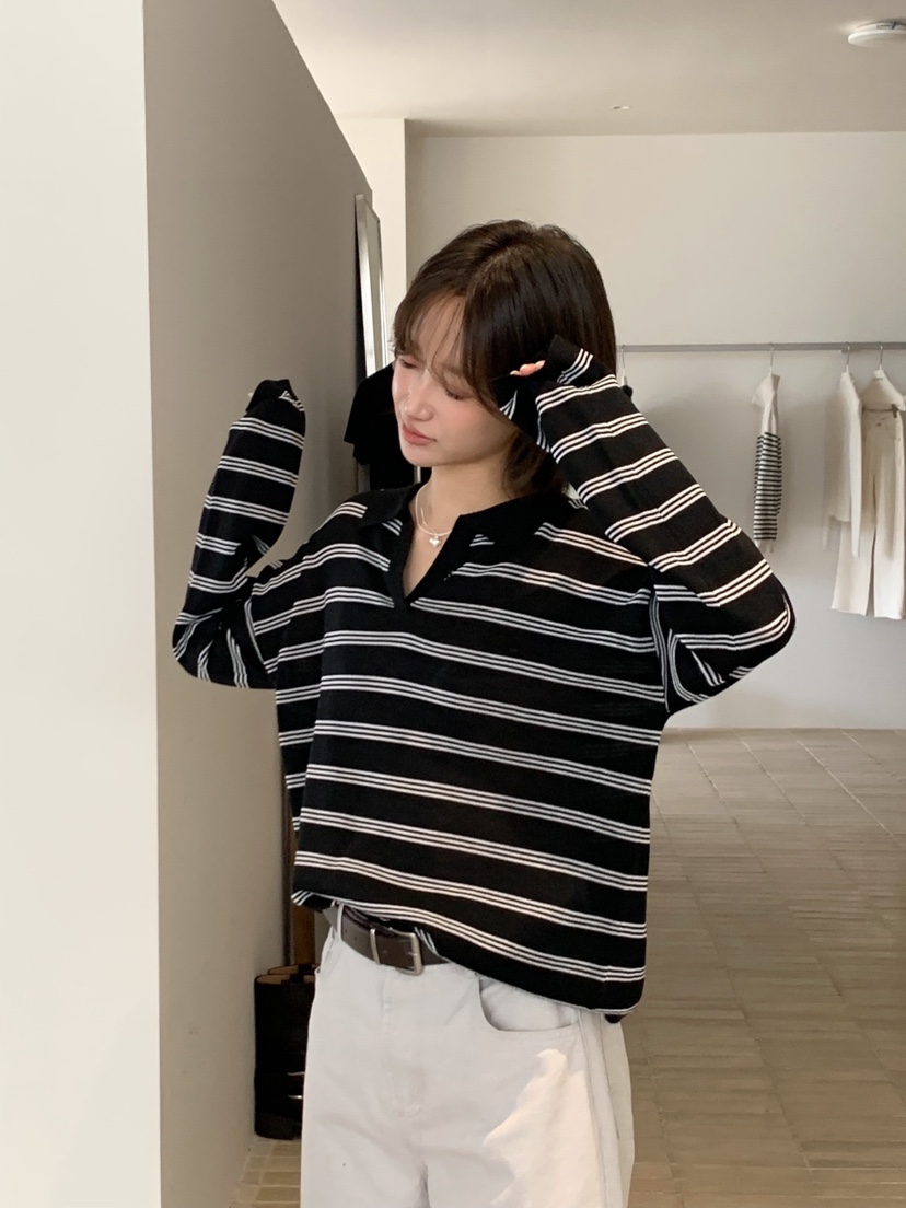 HER/PLAYLIST東大門代購女裝新品職業熱賣休閑真品針織衫HER/PLAYLIST針織衫