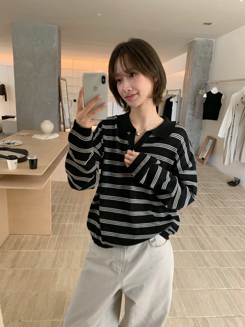 HER/PLAYLIST東大門代購女裝新品職業熱賣休閑真品針織衫HER/PLAYLIST針織衫圖色1