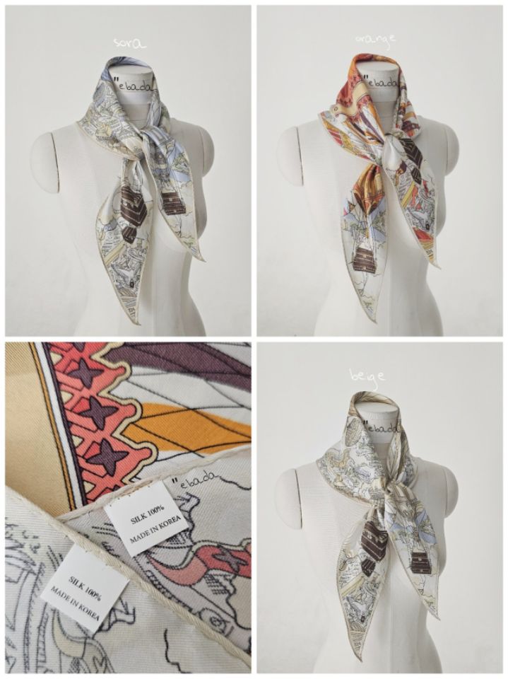 EBADA東大門代購女士新品人氣職業熱賣時尚真品圍巾披肩絲綢EBADA圍巾/披肩