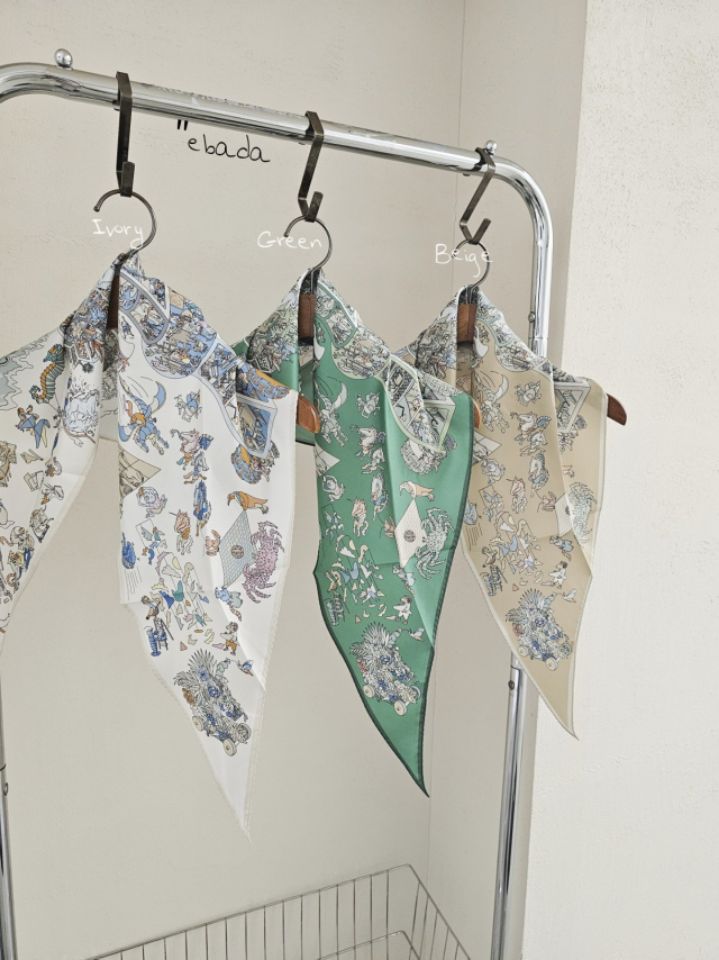 EBADA東大門代購女裝新款人氣休閑26春夏推薦圍巾披肩絲綢EBADA圍巾/披肩