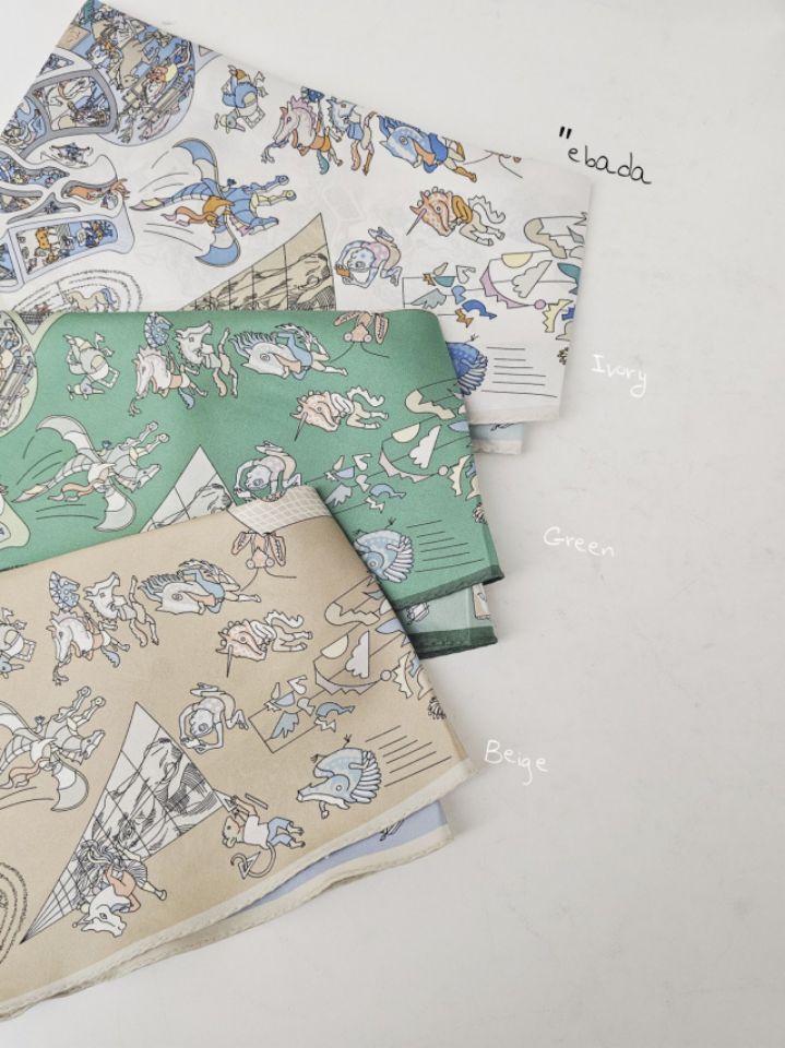 EBADA東大門代購女裝新款人氣休閑26春夏推薦圍巾披肩絲綢EBADA圍巾/披肩