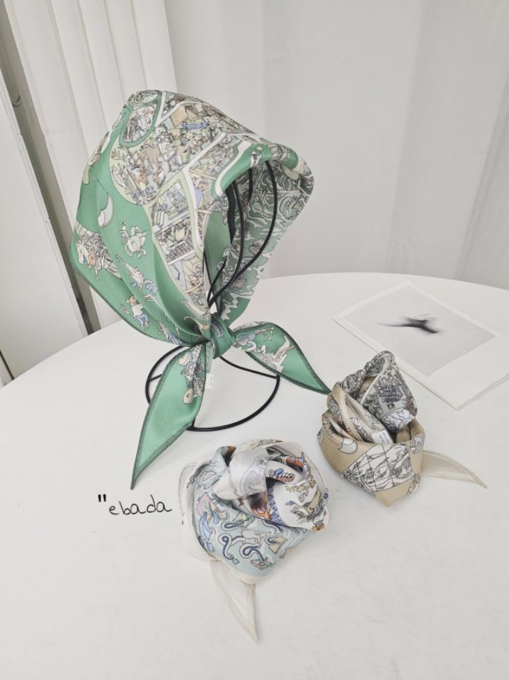 EBADA東大門代購女裝新款人氣休閑26春夏推薦圍巾披肩絲綢EBADA圍巾/披肩