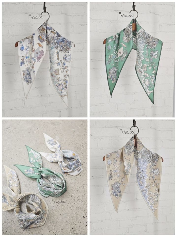 EBADA東大門代購女裝新款人氣休閑26春夏推薦圍巾披肩絲綢EBADA圍巾/披肩