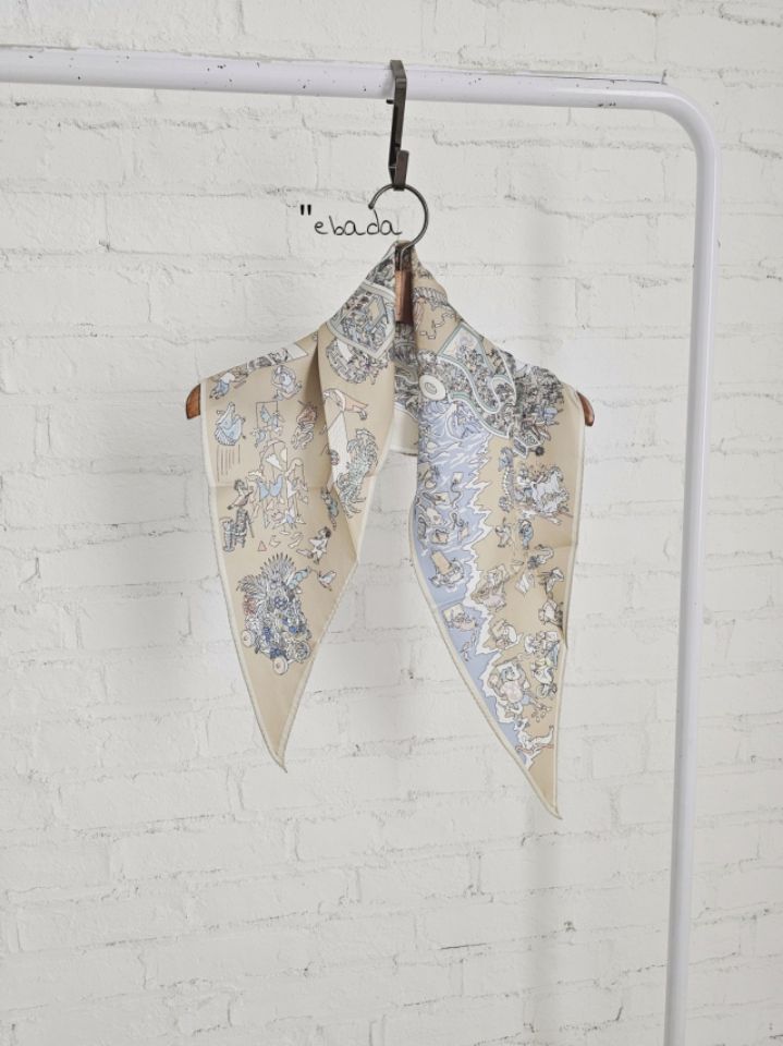 EBADA東大門代購女裝新款人氣休閑26春夏推薦圍巾披肩絲綢EBADA圍巾/披肩圖色3