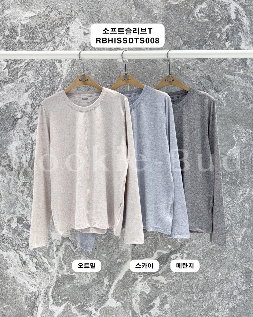 ROOKIE BUD東大門代購女裝新品時尚休閑職業長袖T恤柔軟ROOKIE BUD-L長袖T恤