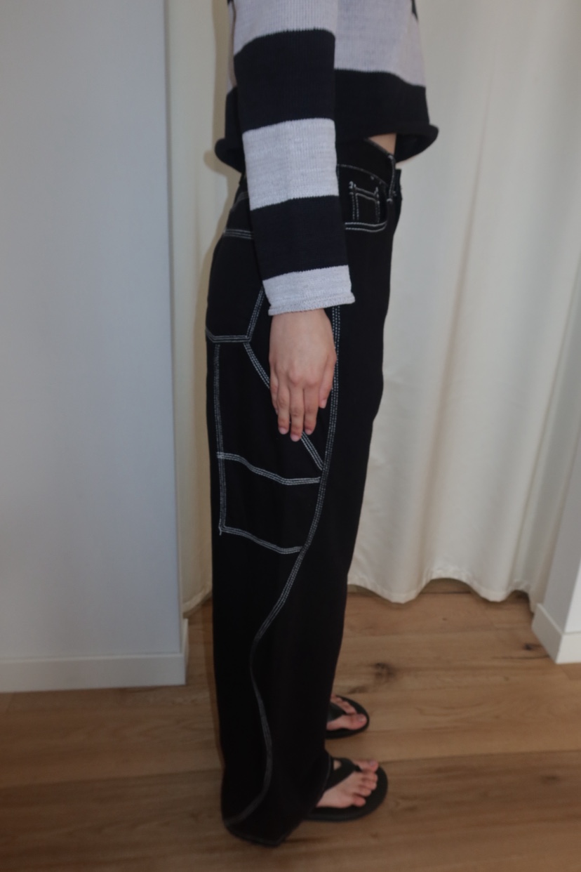 FIFO/UNANSWERED-MYSTERY韓國代購女士新款熱賣推薦牛仔褲FIFO/UNANSWERED-MYSTERY牛仔褲