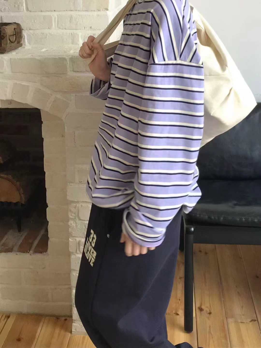 CALLMYNAME韓國代購女裝新品休閑推薦人氣長袖T恤不含腰帶Call my name長袖T恤