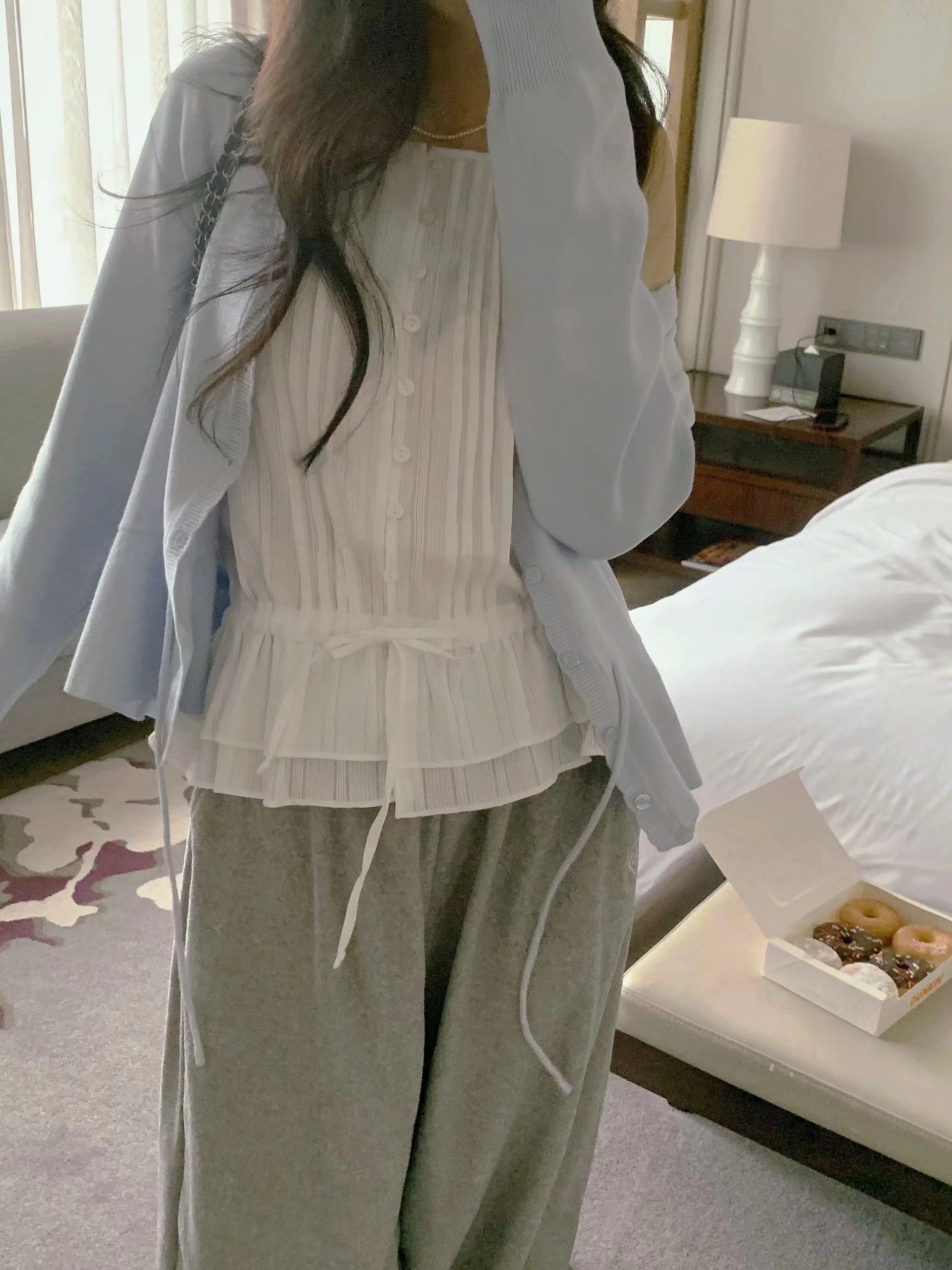 HING9韓國代購女士新品真品推薦26春夏職業時尚休閑吊帶背心HING9吊帶/背心