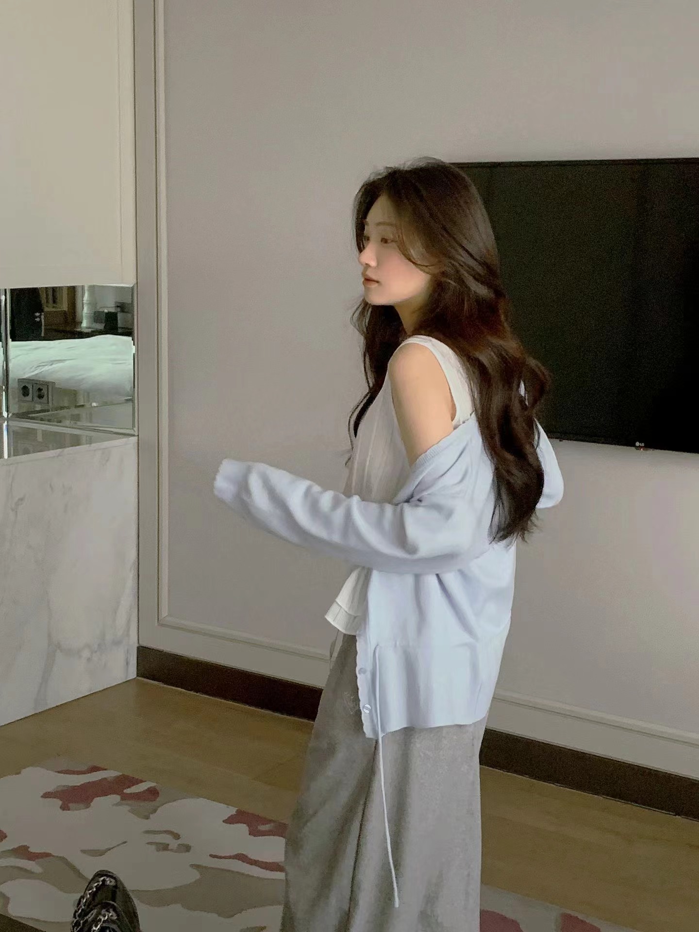 HING9韓國代購女士新品真品推薦26春夏職業時尚休閑吊帶背心HING9吊帶/背心