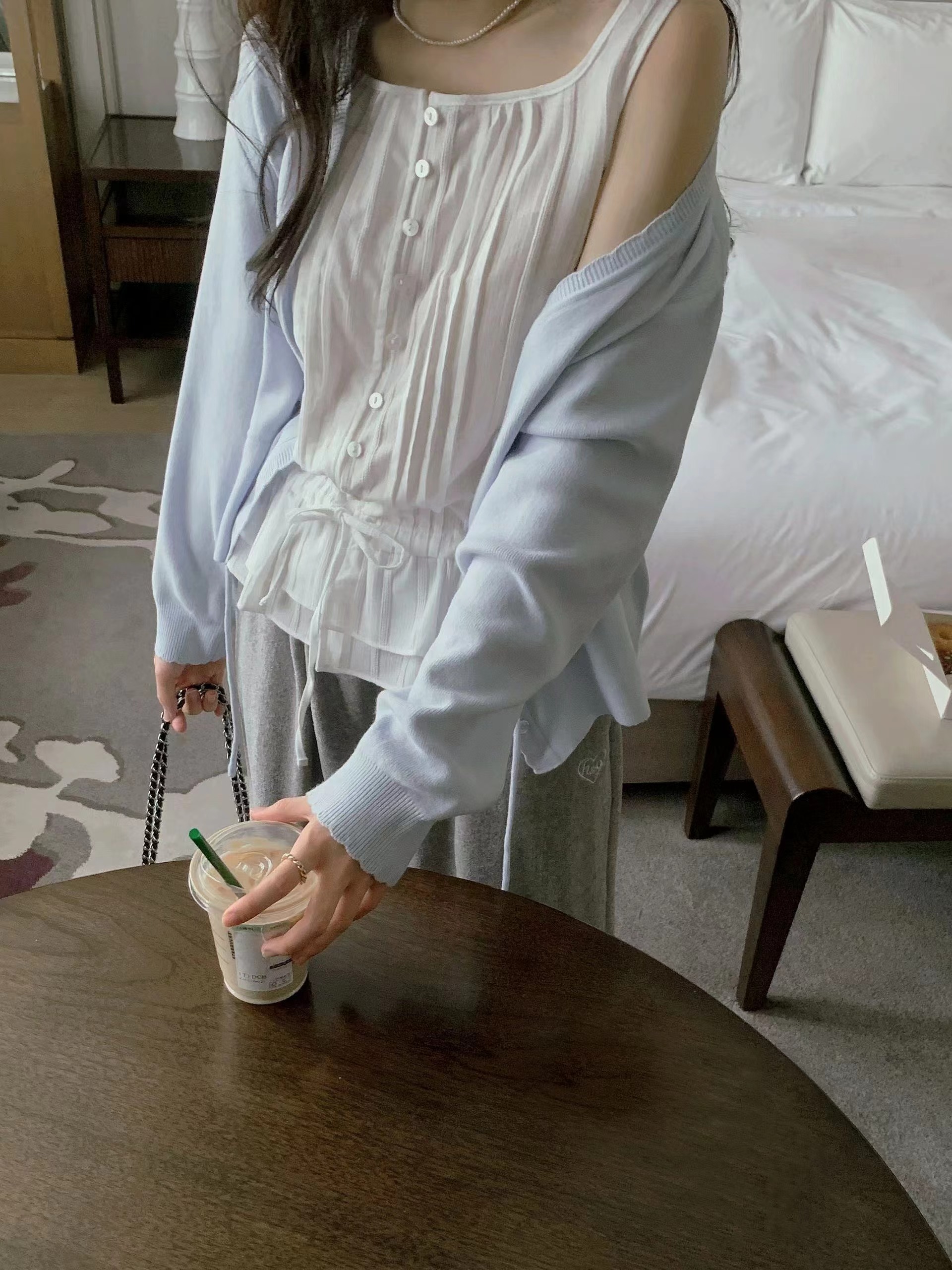 HING9韓國代購女士新品真品推薦26春夏職業時尚休閑吊帶背心HING9吊帶/背心