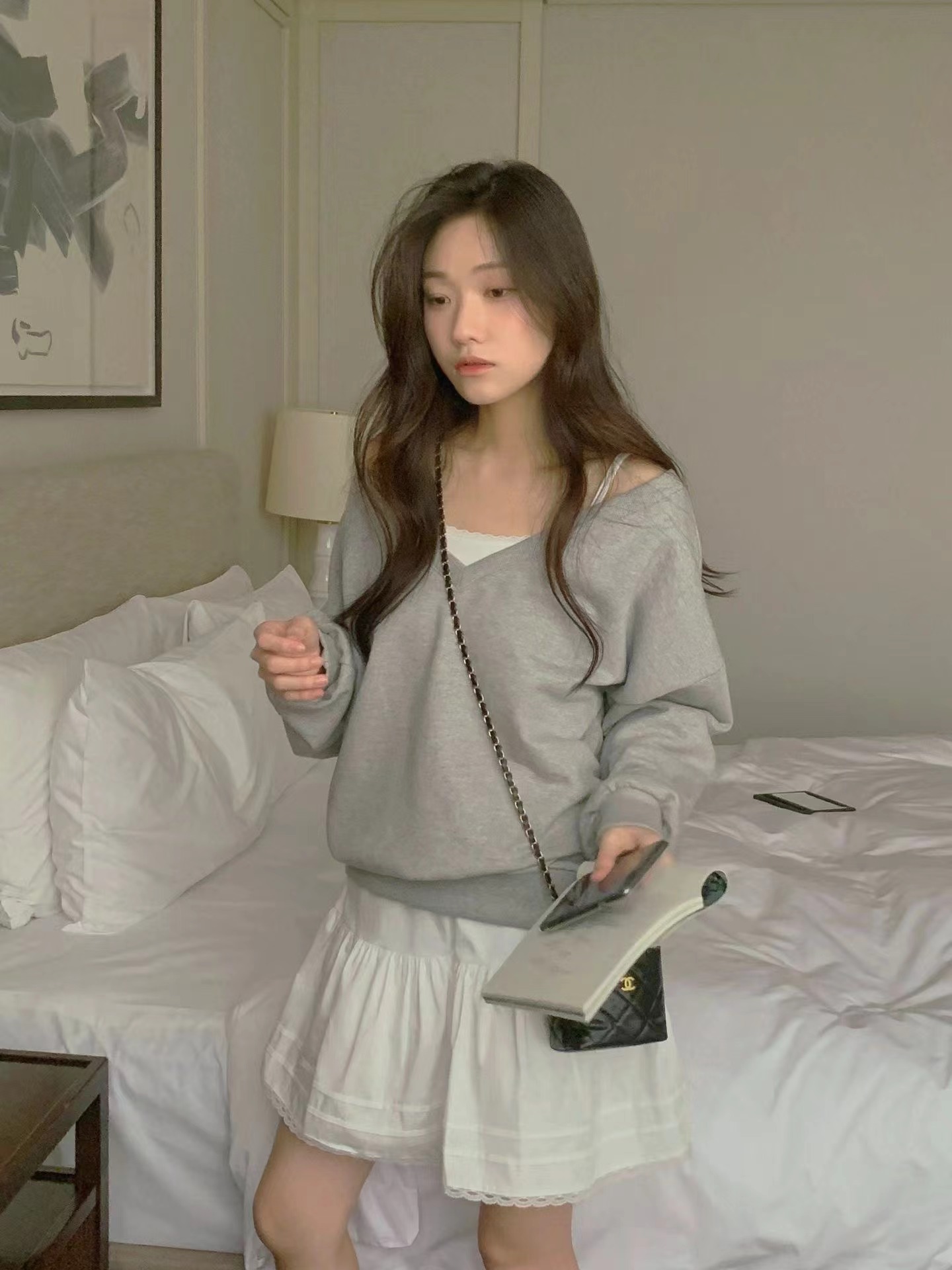 HING9東大門代購女士新款真品職業26春夏休閑時尚熱賣衛衣HING9衛衣圖色2