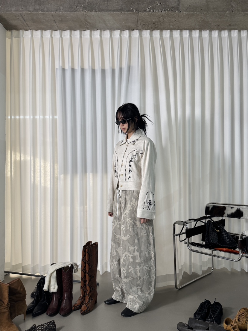 FIFO/UNANSWERED-MYSTERY東大門代購女士新品真品休閑褲迷彩FIFO/UNANSWERED-MYSTERY休閑褲