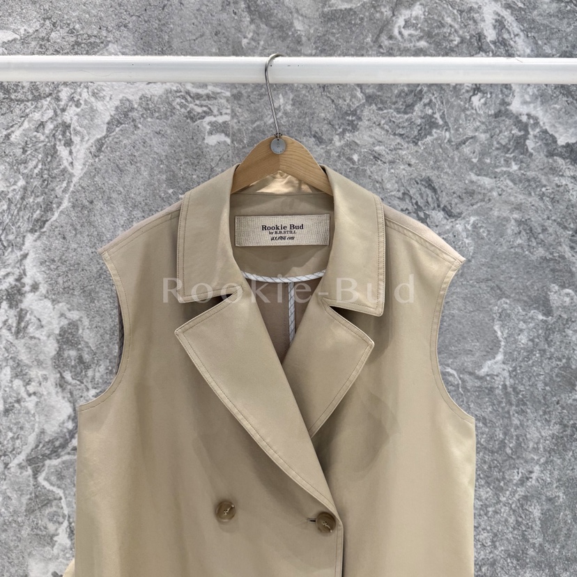 ROOKIE BUD東大門實拍女士新款時尚推薦人氣馬甲雙層長款ROOKIE BUD-L馬甲