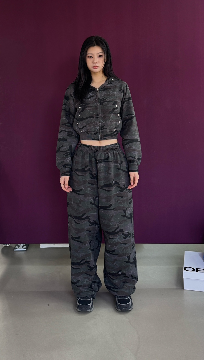 FIFO/UNANSWERED-MYSTERY東大門直郵女裝新款職業休閑褲迷彩FIFO/UNANSWERED-MYSTERY休閑褲