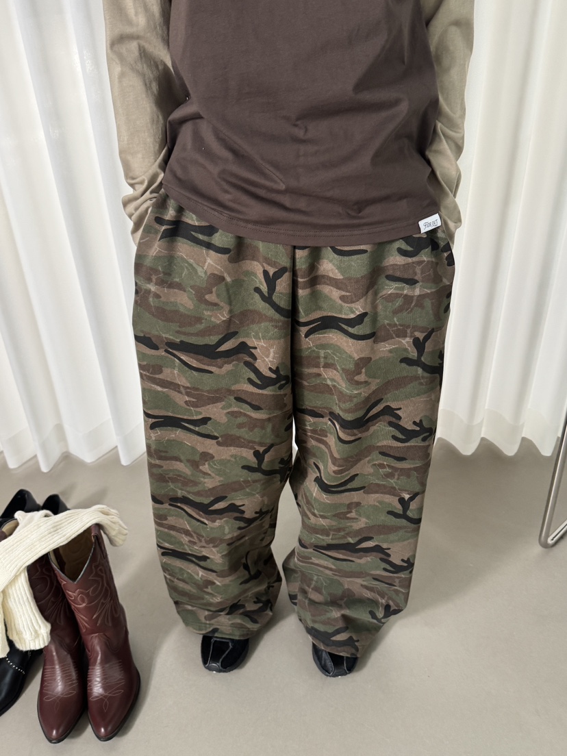 FIFO/UNANSWERED-MYSTERY東大門直郵女裝新款職業休閑褲迷彩FIFO/UNANSWERED-MYSTERY休閑褲圖色2