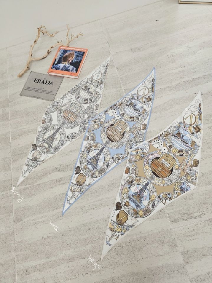 EBADA韓國直郵女士新品26春夏推薦熱賣時尚職業圍巾披肩絲綢EBADA圍巾/披肩