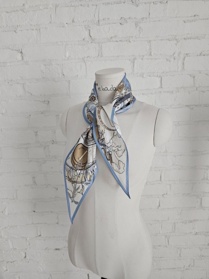 EBADA韓國直郵女士新品26春夏推薦熱賣時尚職業圍巾披肩絲綢EBADA圍巾/披肩