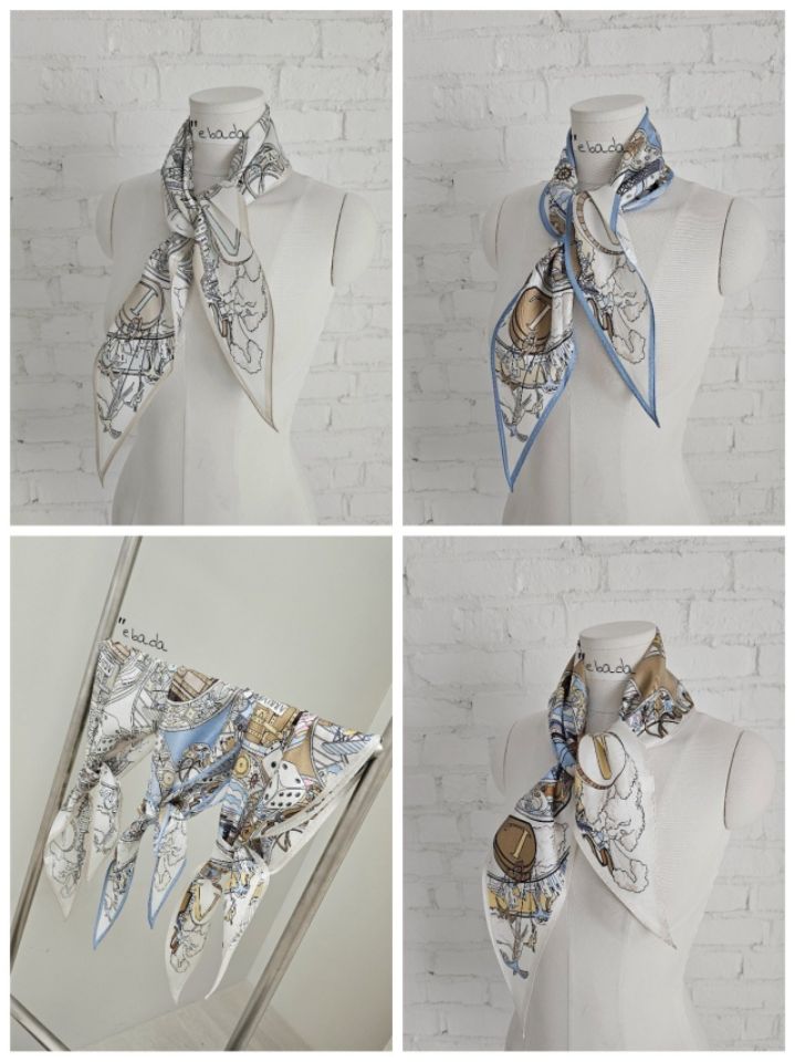 EBADA韓國直郵女士新品26春夏推薦熱賣時尚職業圍巾披肩絲綢EBADA圍巾/披肩