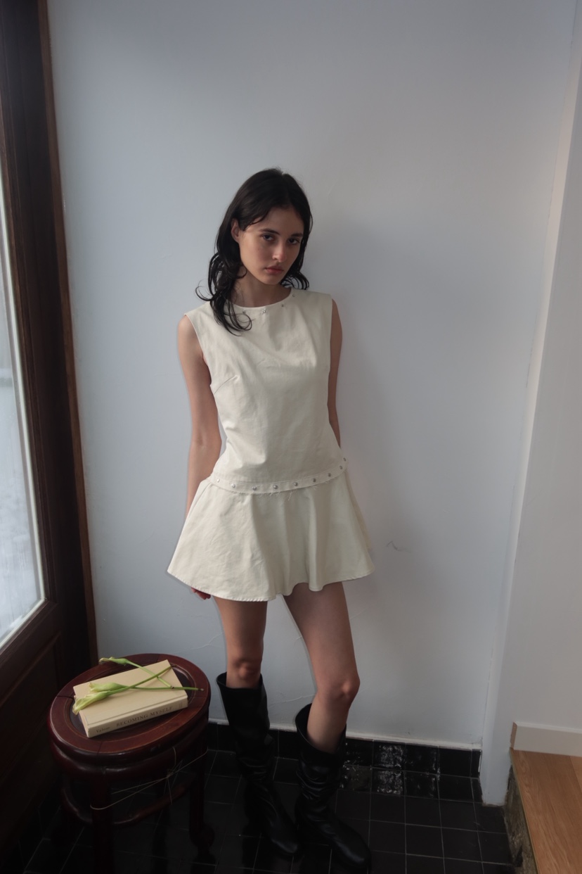 FIFO/UNANSWERED-MYSTERY東大門代購女裝新品休閑連衣裙FIFO/UNANSWERED-MYSTERY連衣裙