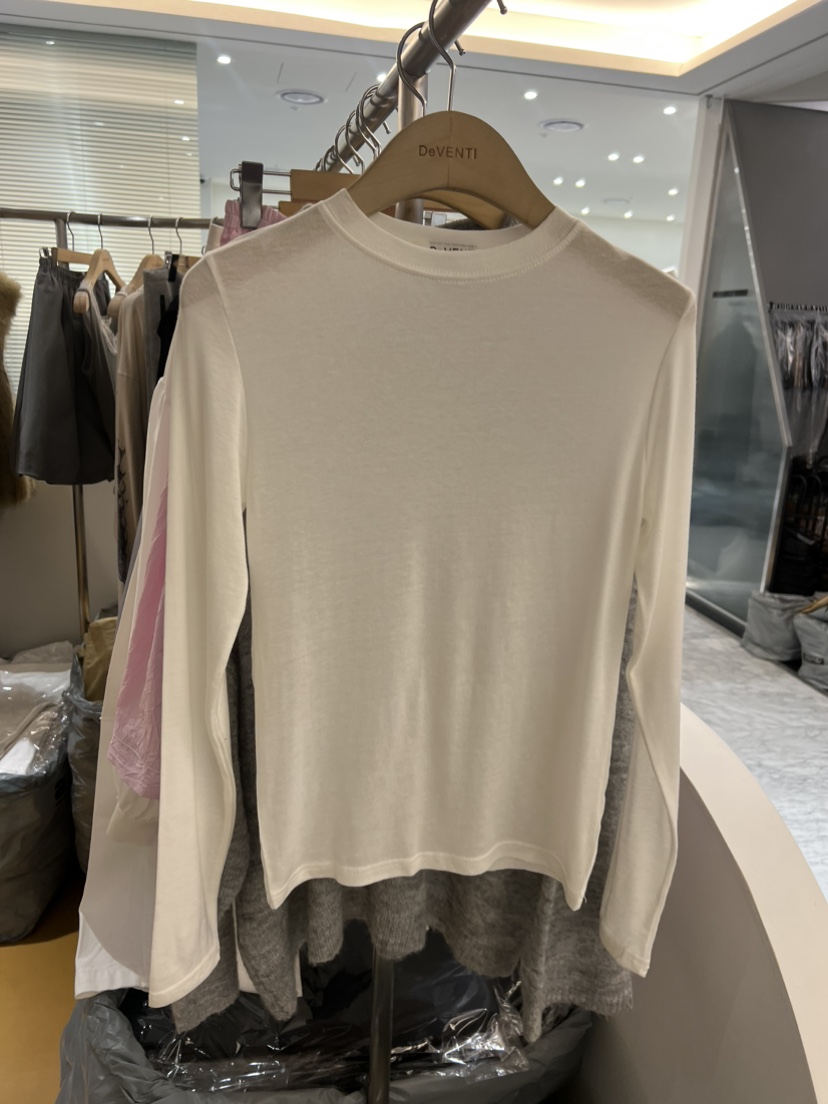 DE VENTI東大門代購女士新品時尚26春夏推薦熱賣長袖T恤DE VENTI長袖T恤圖色5