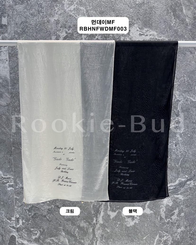 ROOKIE BUD東大門直郵女裝新品真品推薦休閑熱賣圍巾披肩ROOKIE BUD-L圍巾/披肩