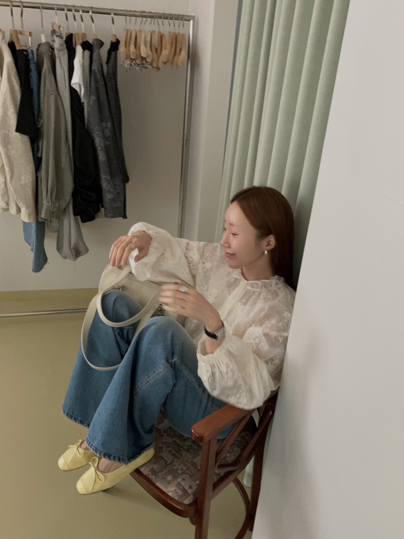 MADE-P韓國代購女裝新款熱賣休閑職業真品推薦襯衫蕾絲衫MADE-P襯衫/蕾絲衫