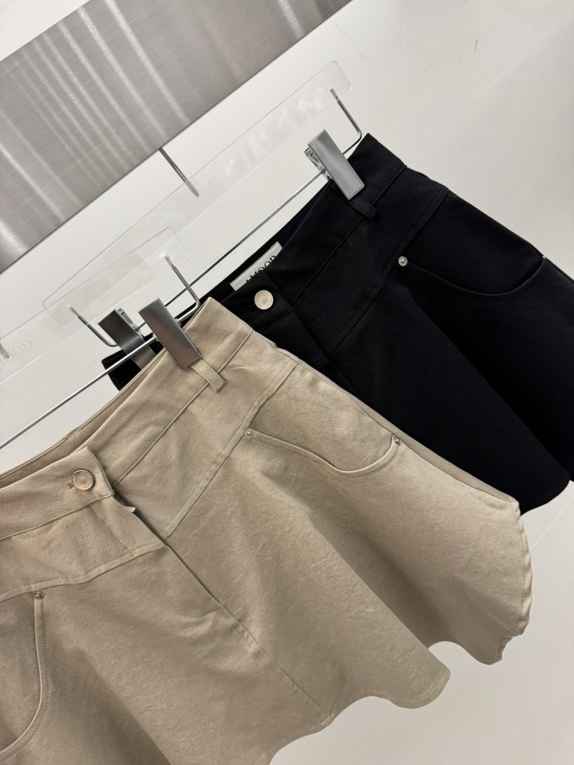 AMOOD韓國代購女裝新款人氣26春夏真品推薦休閑熱賣時尚短裙AMOOD短裙