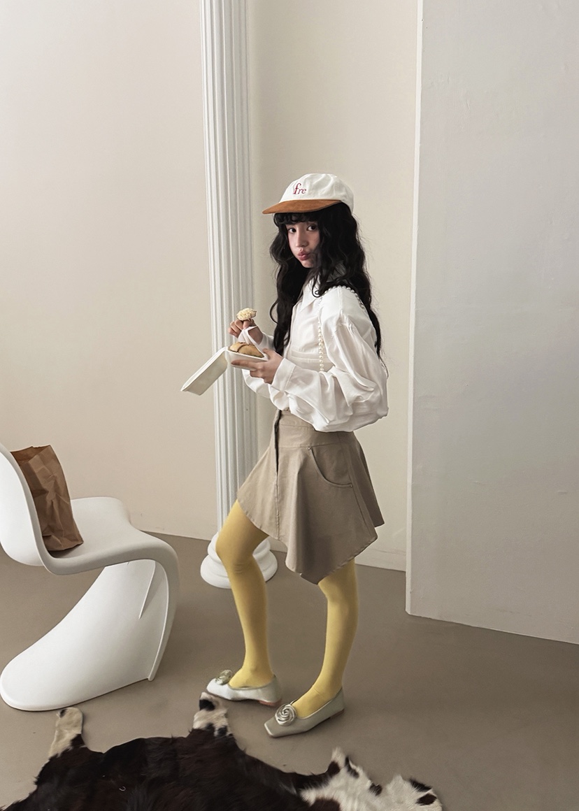 AMOOD韓國代購女裝新款人氣26春夏真品推薦休閑熱賣時尚短裙AMOOD短裙