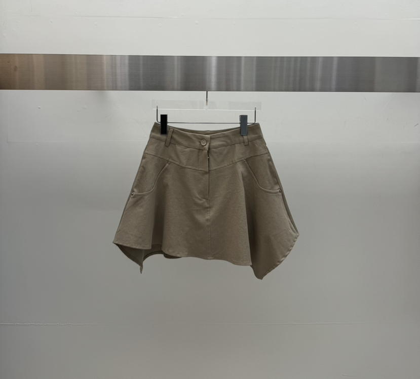 AMOOD韓國代購女裝新款人氣26春夏真品推薦休閑熱賣時尚短裙AMOOD短裙圖色1