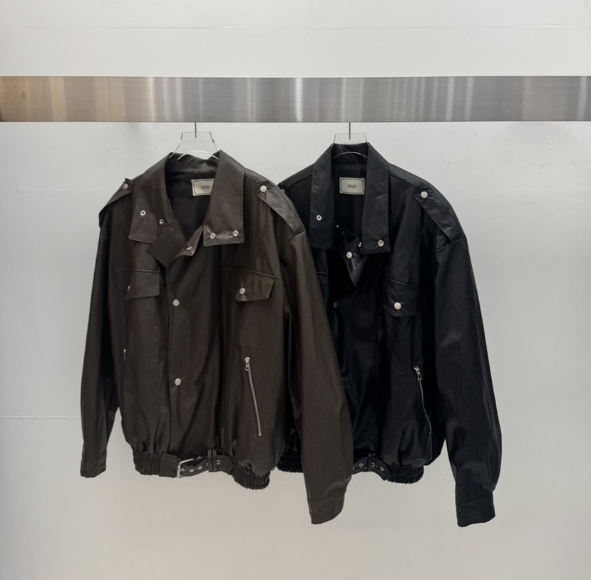 AMOOD東大門代購女士新品休閑人氣真品推薦熱賣26春夏夾克皮革AMOOD夾克