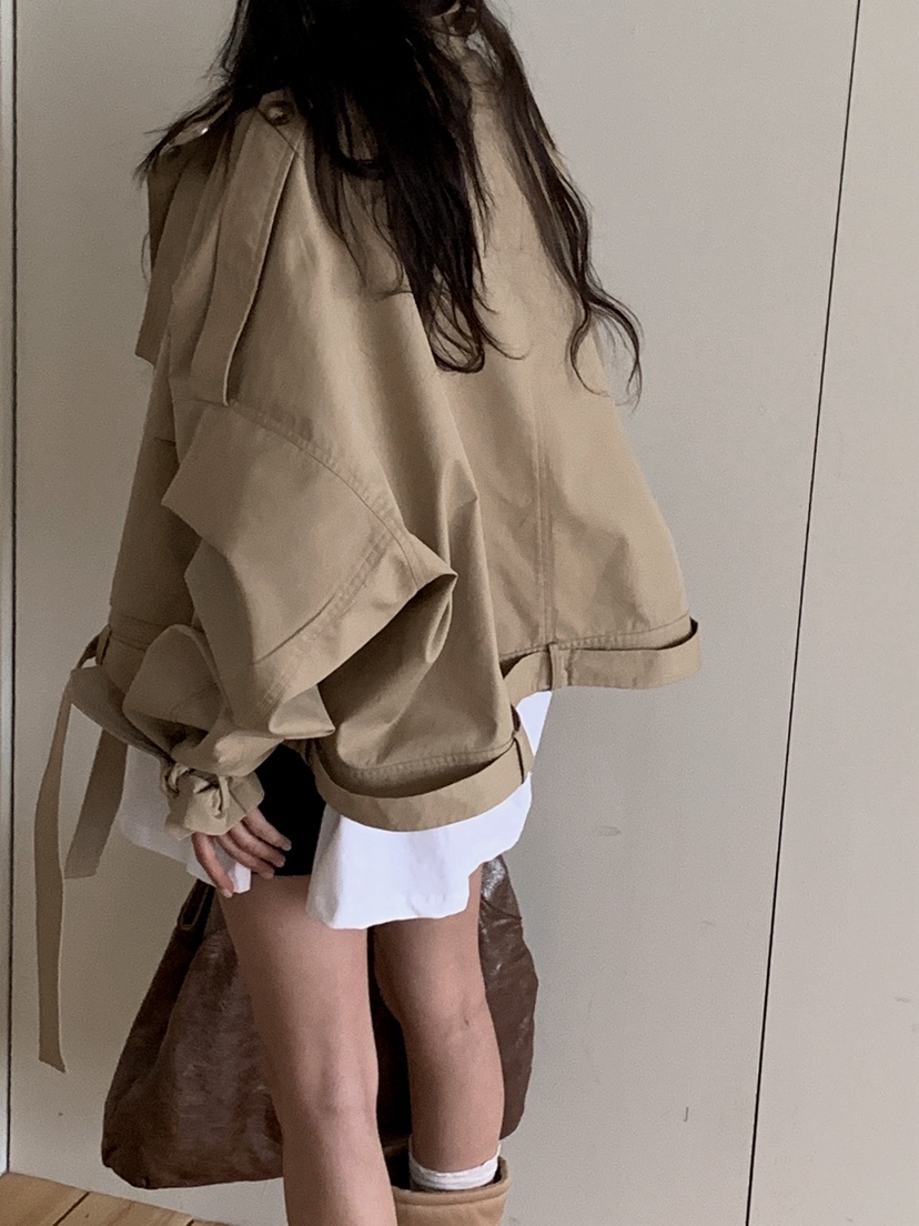 OURWAVE/OUR ROOM東大門代購女士新款真品推薦夾克含腰帶Our Wave/Our Room夾克