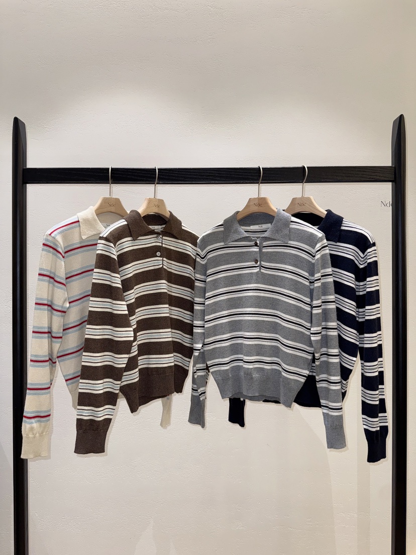 NDE東大門實拍女士新款時尚人氣26春夏真品休閑熱賣針織衫BOHEME_NDE針織衫