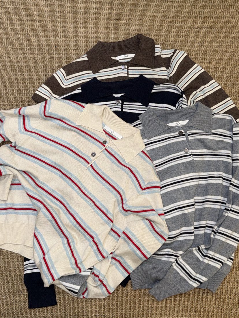 NDE東大門實拍女士新款時尚人氣26春夏真品休閑熱賣針織衫BOHEME_NDE針織衫