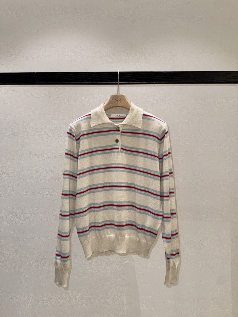 NDE東大門實拍女士新款時尚人氣26春夏真品休閑熱賣針織衫BOHEME_NDE針織衫圖色2