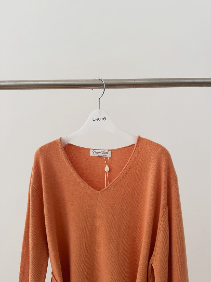 ERUME東大門直郵女士新款人氣職業推薦真品時尚針織衫含腰繩ERUME針織衫