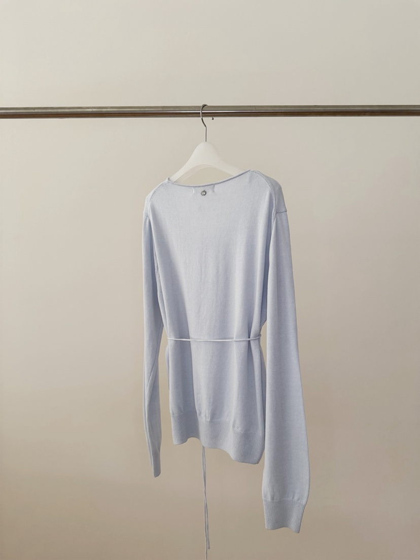 ERUME東大門直郵女士新款人氣職業推薦真品時尚針織衫含腰繩ERUME針織衫