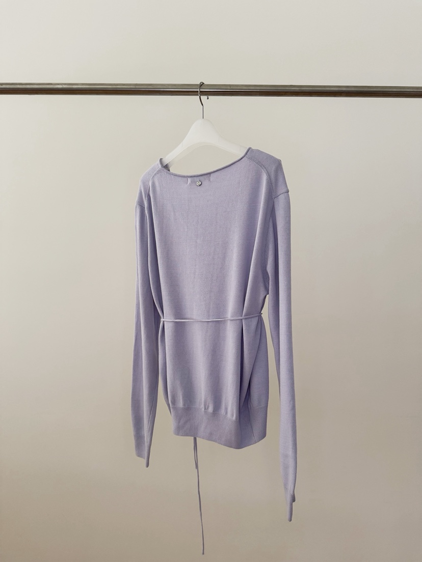 ERUME東大門直郵女士新款人氣職業推薦真品時尚針織衫含腰繩ERUME針織衫