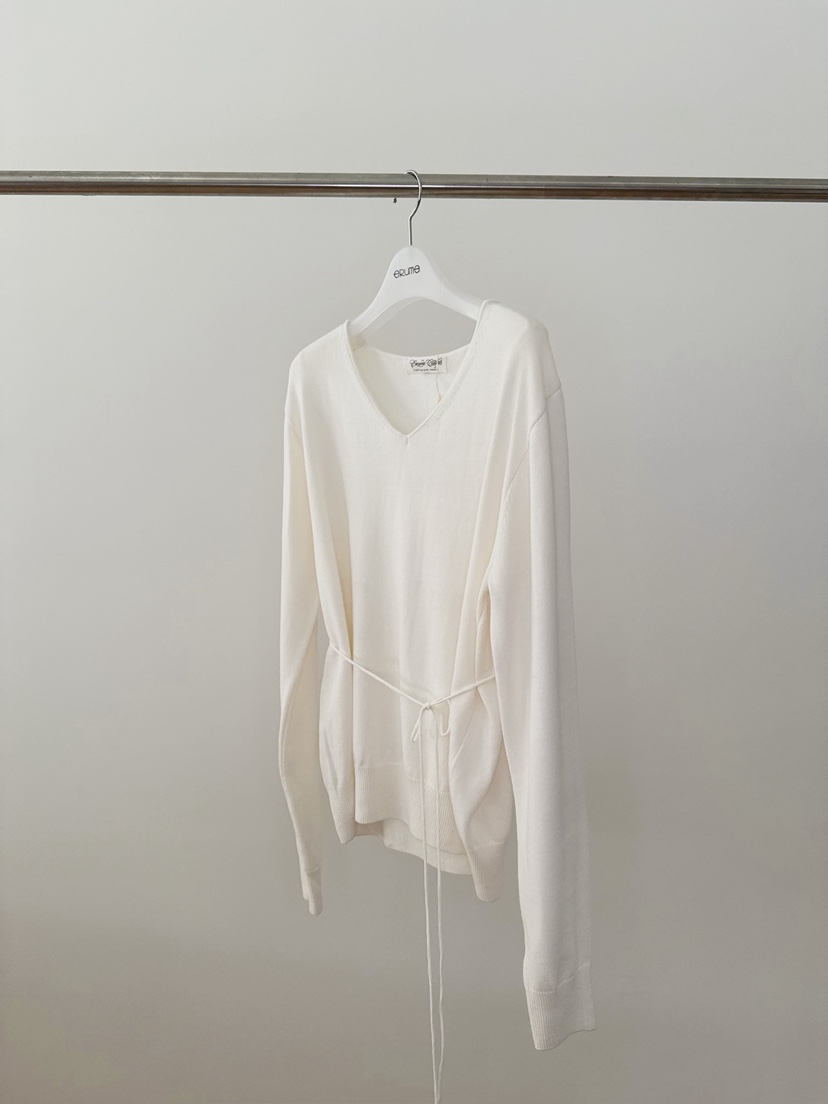 ERUME東大門直郵女士新款人氣職業推薦真品時尚針織衫含腰繩ERUME針織衫圖色2