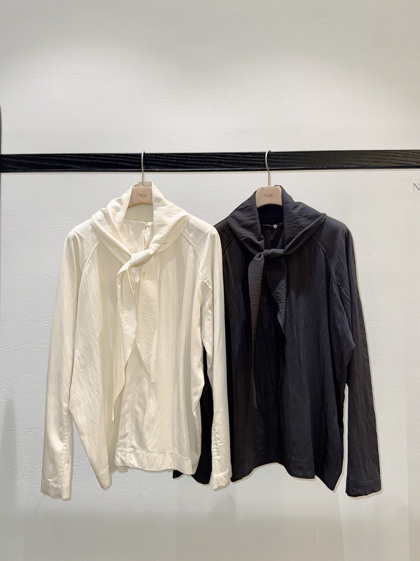 NDE東大門直郵女裝新品推薦熱賣真品職業休閑襯衫蕾絲衫圍巾BOHEME_NDE襯衫/蕾絲衫