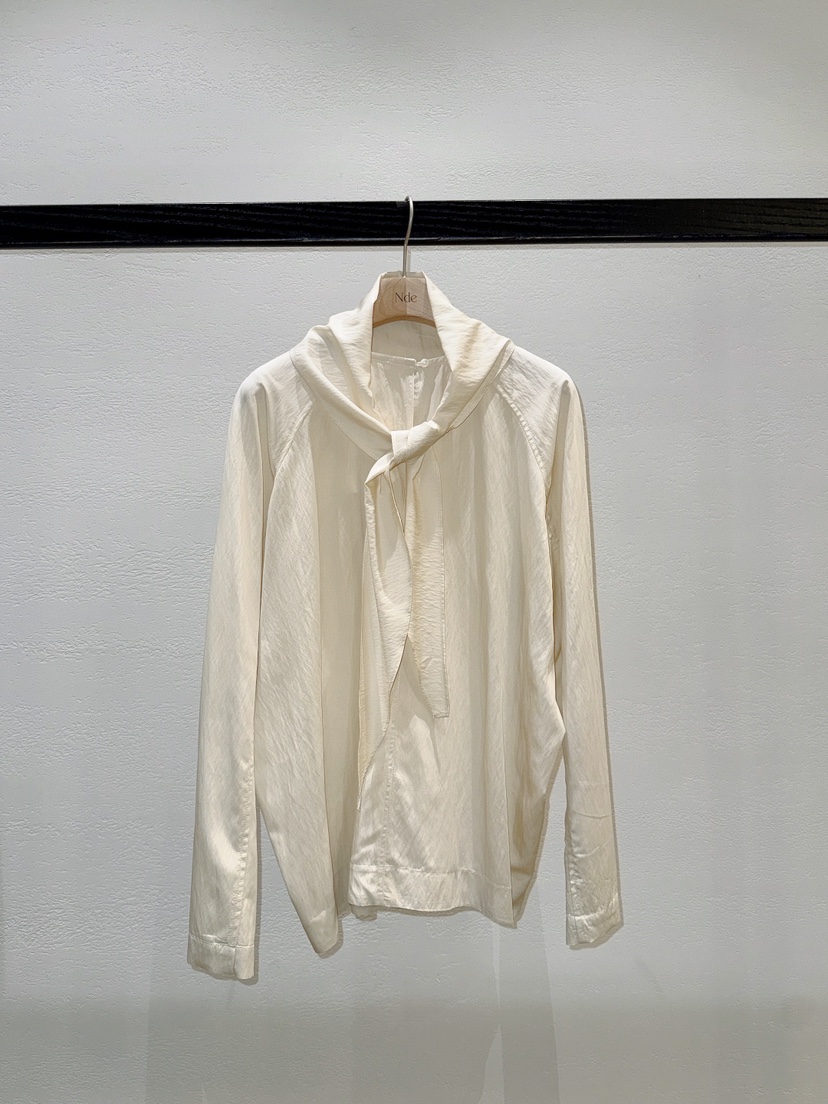 NDE東大門直郵女裝新品推薦熱賣真品職業休閑襯衫蕾絲衫圍巾BOHEME_NDE襯衫/蕾絲衫圖色1