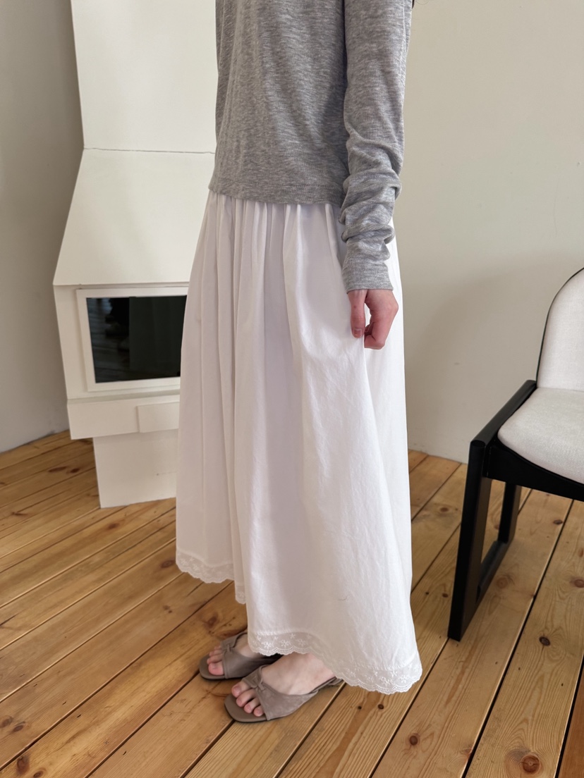 ERUME韓國代購女裝新品休閑熱賣真品26春夏時尚職業推薦長裙ERUME長裙