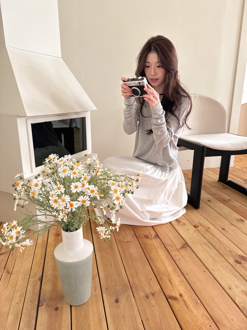 ERUME韓國代購女裝新品休閑熱賣真品26春夏時尚職業推薦長裙ERUME長裙