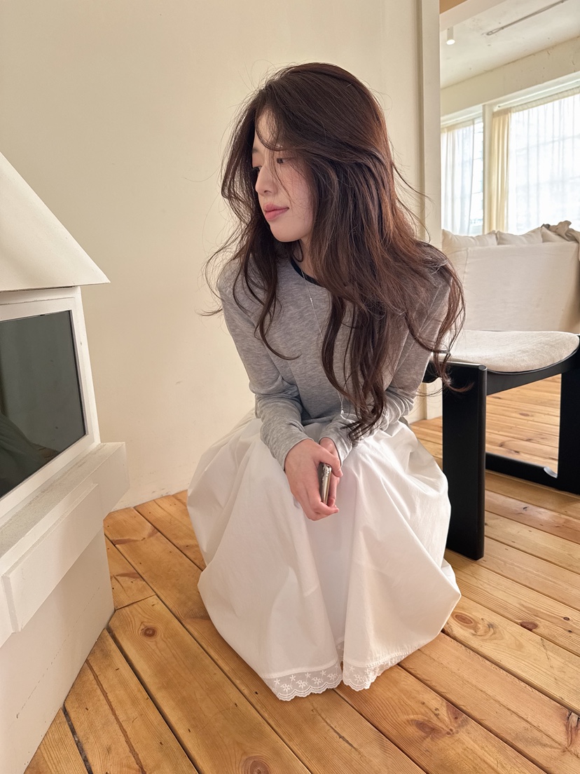 ERUME韓國代購女裝新品休閑熱賣真品26春夏時尚職業推薦長裙ERUME長裙