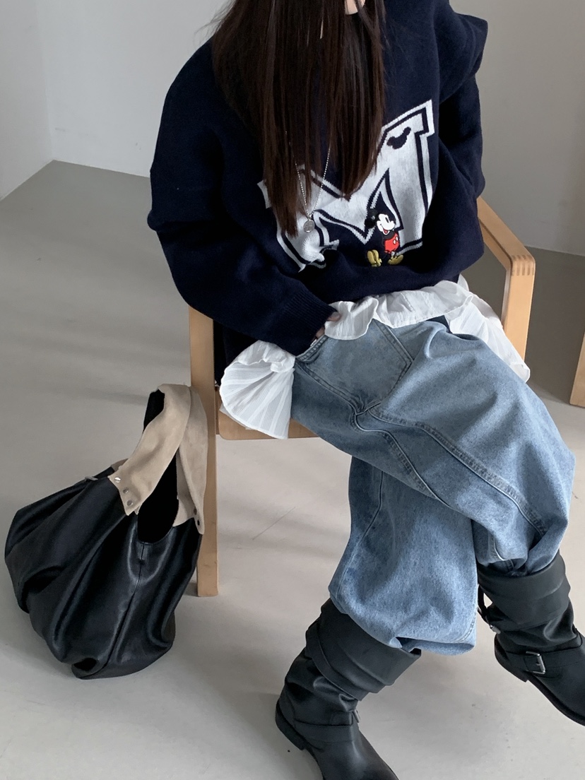 OURWAVE/OUR ROOM東大門實拍女裝新款休閑時尚熱賣針織衫Our Wave/Our Room針織衫