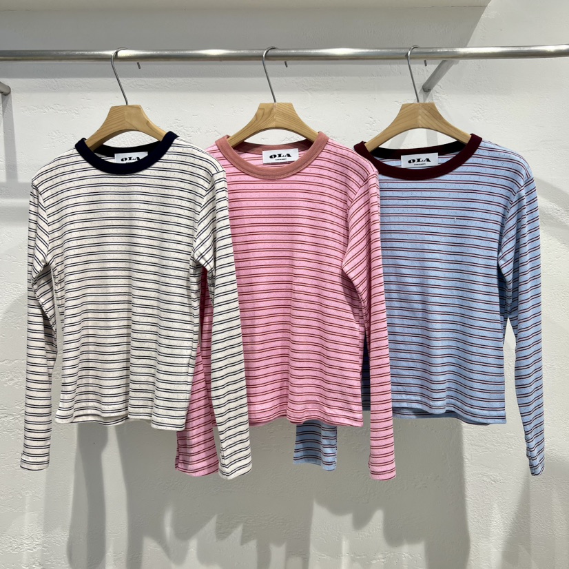 OLA東大門代購女士新款26春夏人氣時尚熱賣職業休閑長袖T恤mellor/OLA長袖T恤