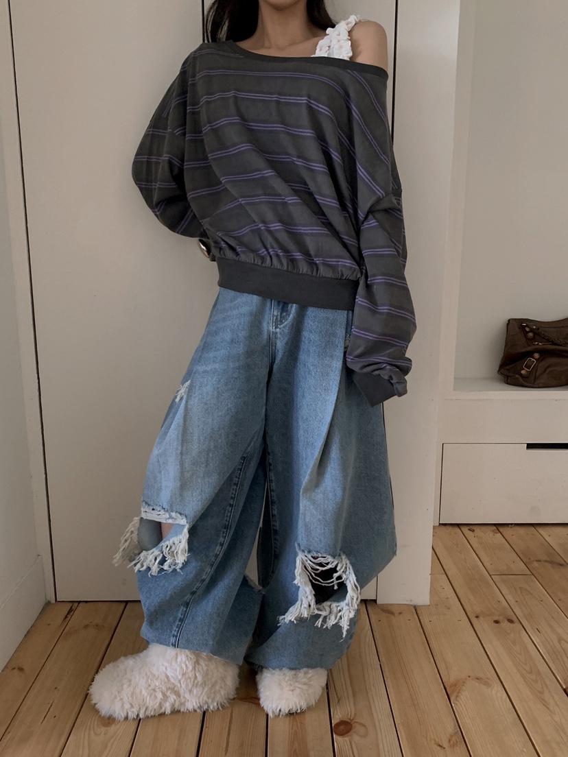 OURWAVE/OUR ROOM東大門直郵女士新品時尚26春夏牛仔褲Our Wave/Our Room牛仔褲