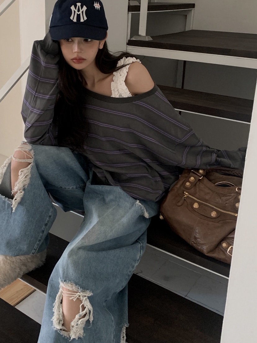 OURWAVE/OUR ROOM東大門直郵女士新品時尚26春夏牛仔褲Our Wave/Our Room牛仔褲